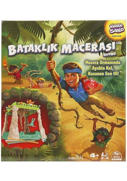6066324 Bataklık Maceresı - Kinetic Sand Kız Erkek Çocuk Oyuncak Eğitici Oyuncaklar