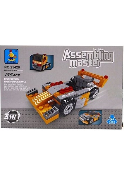 Ausini Assembling Master 135 Parça 3 In 1 Araçlar Kız Erkek Çocuk Oyuncak Eğitici Oyuncaklar fiyatları
