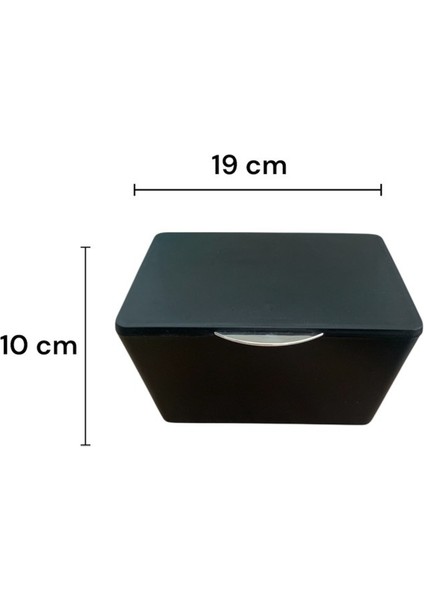 Siyah, Kapaklı Saklama ve Takı Kutusu - Brasil Model indirimleri
