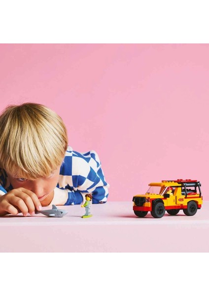 LEGO City Cankurtaran Kamyoneti 60453 Kız Erkek Çocuk Oyuncak Eğitici Oyuncaklar fırsatları