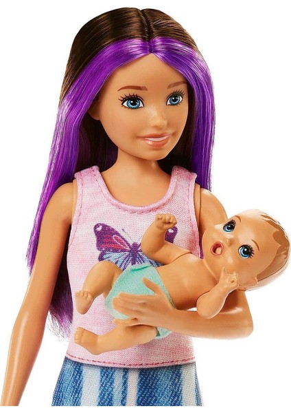 HJY33 Mavi Saçlı Skipper Bebek Bakıcısı ve Oyun Seti Kız Erkek Çocuk Oyuncak Eğitici Oyuncaklar modelleri