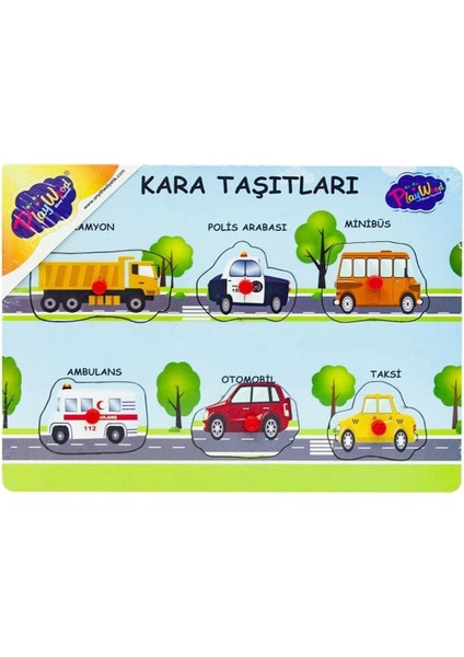 147/148 Ahşap Tutmalı Kara ve Hava Taşıtları Kız Erkek Çocuk Oyuncak Eğitici Oyuncaklar