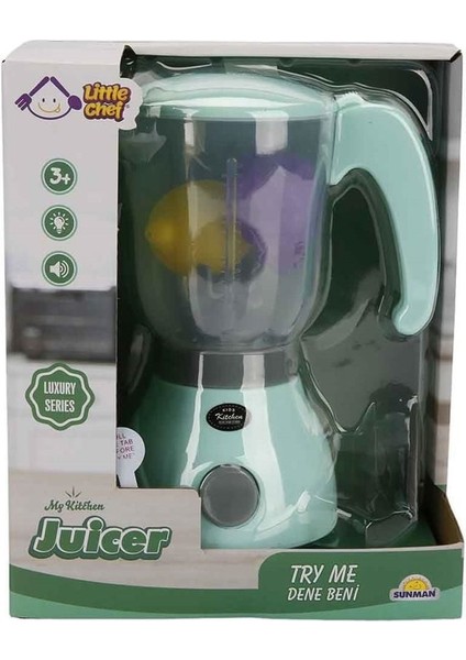 Little Chef Sesli ve Işıklı Smoothie Makinesi Kız Erkek Çocuk Oyuncak Eğitici Oyuncaklar modelleri