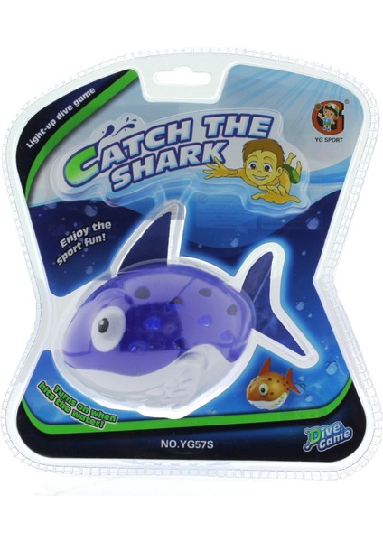 Işıklı Su Oyuncağı Mavi Dalgıç Balık Kız Erkek Çocuk Oyuncak Eğitici Oyuncaklar