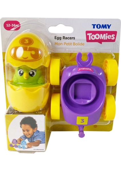Tomy Toomies Yarışcı Yumurtalar Kız Erkek Çocuk Oyuncak Eğitici Oyuncaklar