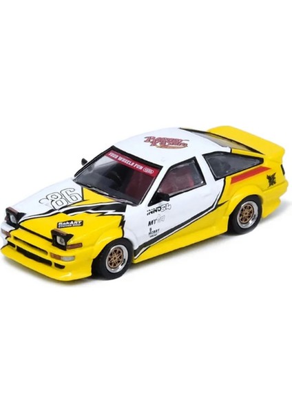 Inno 1/64 Toyota Sprinter Trueno AE86 Brunei Diecast Kustom Show 2024 Kız Erkek Çocuk Oyuncak Eğitic