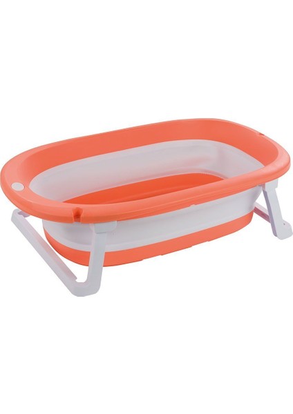 7257 Dolu Küçük Katlanabilir Küvet -Turuncu Kız Erkek Çocuk Oyuncak Eğitici Oyuncaklar