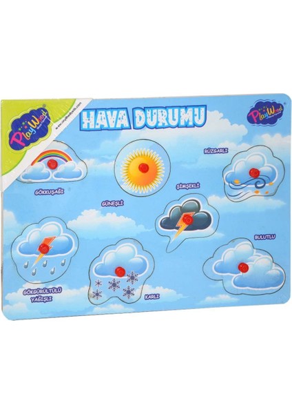 Ahşap Tutmalı Hava Durumu Puzzle Kız Erkek Çocuk Oyuncak Eğitici Oyuncaklar fiyatları