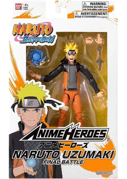 Bandai Naruto Uzumaki Son Savaş 16CM Kız Erkek Çocuk Oyuncak Eğitici Oyuncaklar modelleri