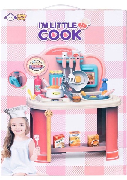 1004362 Little Chef Mutfak Seti B-Sunman Kız Erkek Çocuk Oyuncak Eğitici Oyuncaklar