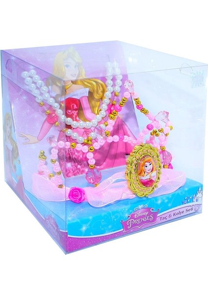 Disney Aurora Taç Kolye Seti Kız Erkek Çocuk Oyuncak Eğitici Oyuncaklar
