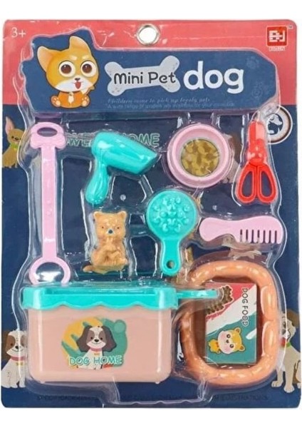 Evcil Hayvan Bakım ve Oyun Seti Kedili Kız Erkek Çocuk Oyuncak Eğitici Oyuncaklar