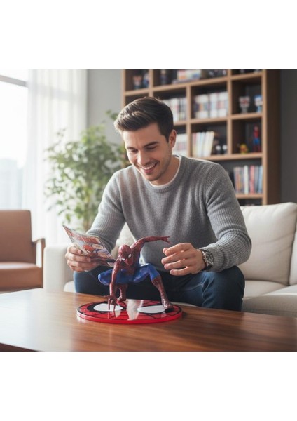 Marvel Avengers Yenilmezler Spiderman Özel Stantlı Oyuncak Figür Karakter Masaüstü Biblo Hediye Seti fiyatları