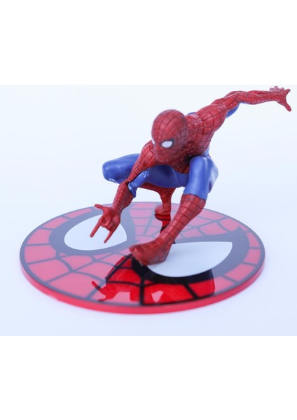 Marvel Avengers Yenilmezler Spiderman Özel Stantlı Oyuncak Figür Karakter Masaüstü Biblo Hediye Seti modelleri
