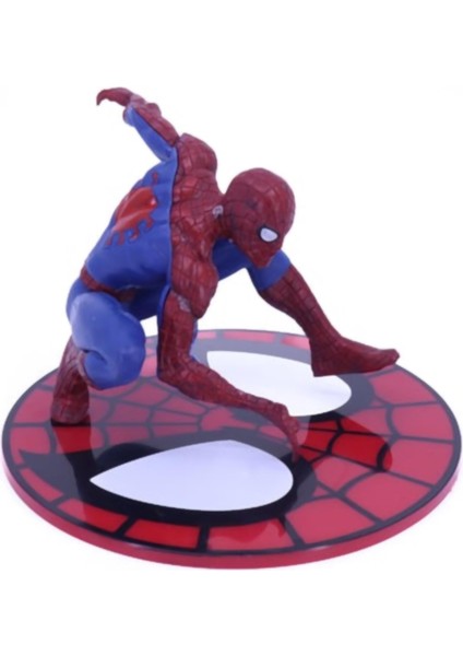 Marvel Avengers Yenilmezler Spiderman Özel Stantlı Oyuncak Figür Karakter Masaüstü Biblo Hediye Seti fırsatları