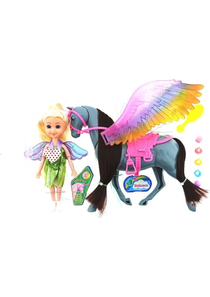 Nini Love ve Gri Pegasus Kız Erkek Çocuk Oyuncak Eğitici Oyuncaklar