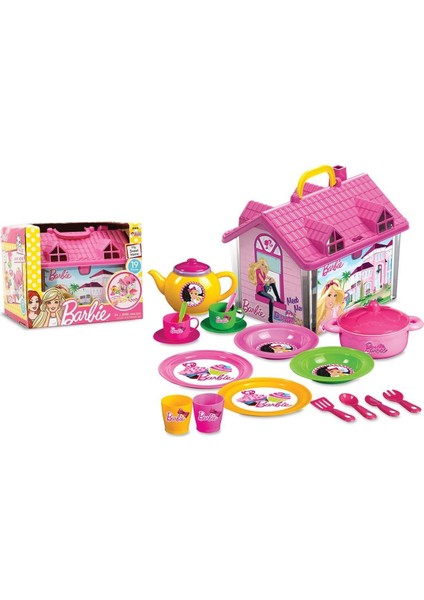 01816 Barbie Ev Çay Seti Kız Erkek Çocuk Oyuncak Eğitici Oyuncaklar
