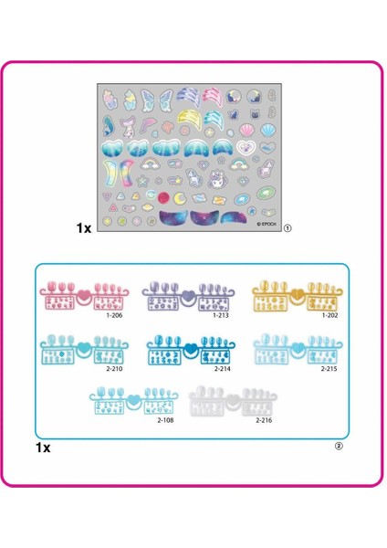 35060 Aquabeads Sihirli Atlar ve Yıldızlar - Yedek Tırnak Paketi +4 Yaş Kız Erkek Çocuk Oyuncak Eğit modelleri