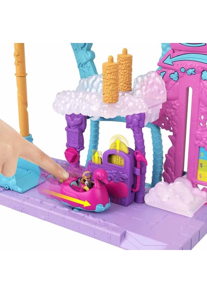 Polly Pocket Flamingo Araba Su Eğlencesi HHJ05 Kız Erkek Çocuk Oyuncak Eğitici Oyuncaklar fırsatları