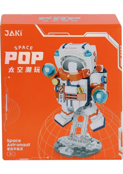 JK8505 Jakii Uzay Astronotu Blok Seti -Vagonlife Kız Erkek Çocuk Oyuncak Eğitici Oyuncaklar