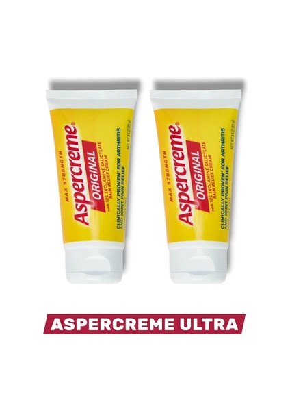 Ultra Vücut Ağrılarında Etkili Bitkisel Içerikli Masaj Kremi 50 ml x 2 Adet