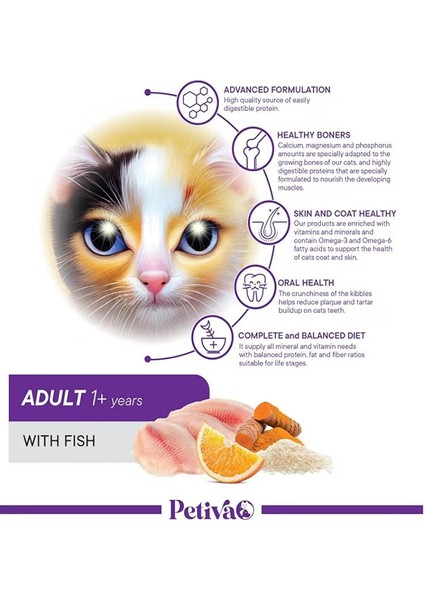 Kısırlaştırılmış Yetişkin Kediler Için Balık Etli Kuru Kedi Maması (1.5 Kg, Balık) fırsatları