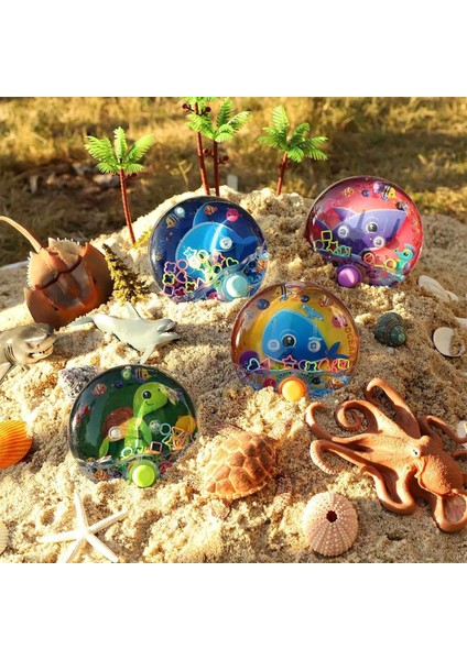 Okyanus Temalı Retro Su Oyunu 2586D Kız Erkek Çocuk Oyuncak Eğitici Oyuncaklar indirimleri