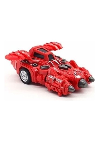 Sürtmeli Roket Atan Kırmızı Uzay Korsanı Araba Kız Erkek Çocuk Oyuncak Eğitici Oyuncaklar
