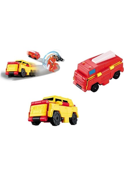 Transracers Dönüşen Araçlar Itfaiye / Jip Kız Erkek Çocuk Oyuncak Eğitici Oyuncaklar fiyatları