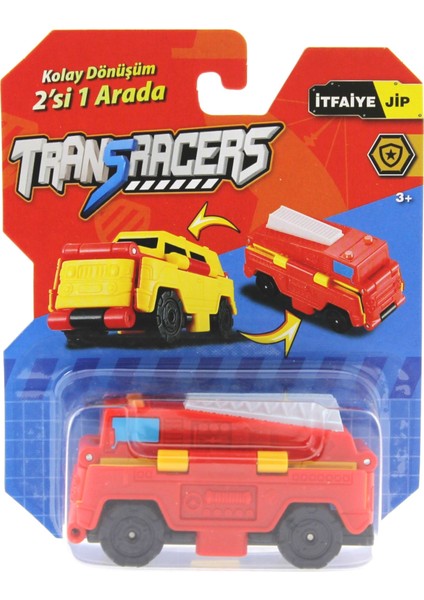 Transracers Dönüşen Araçlar Itfaiye / Jip Kız Erkek Çocuk Oyuncak Eğitici Oyuncaklar modelleri