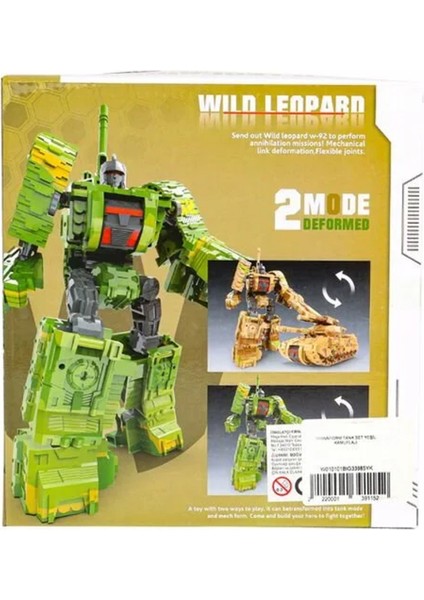 Savaş Tankına Dönüşen Yeşil Robot Kız Erkek Çocuk Oyuncak Eğitici Oyuncaklar fiyatları