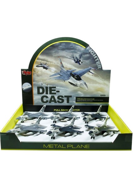 HW777-16 Çek Bırak Savaş Uçağı AL-599 - 1ADET Fiyatıdır Kız Erkek Çocuk Oyuncak Eğitici Oyuncaklar