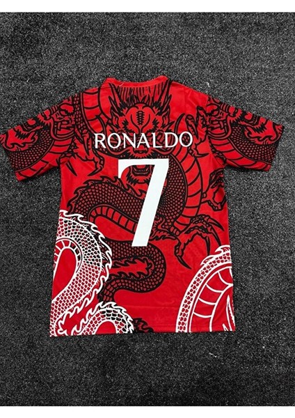 Real Madrid 2023/24 Yeni Sezon Ronaldo Ejderha Motifli Özel Konsept Forması