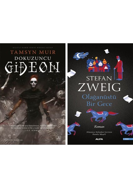 Dokuzuncu Gideon – Kilitli Kabir 1 + Olağanüstü Bir Gece