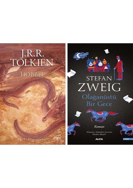Hobbit (Resimli – Ciltli) + Olağanüstü Bir Gece