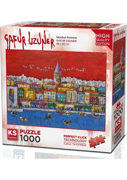 Ks Games Istanbul Kırmızısı Puzzle 1000 Parça 20791 Kız Erkek Çocuk Oyuncak Eğitici Oyuncaklar