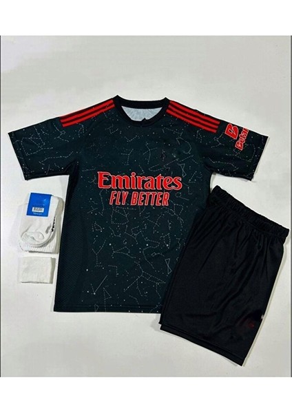 Benfica. Kerem. Aktürkoğlu. 17 Deplasman Siyah Çocuk Forması 3 Lü Set fiyatları