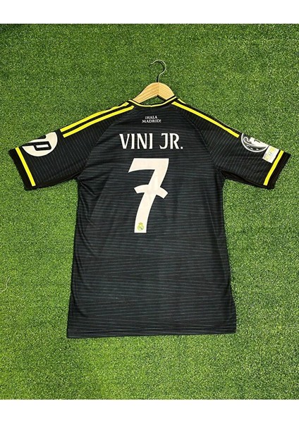 Real Madrid 2025/26 Sezonu #7 Vini Jr Deplasman Forması (Gri)