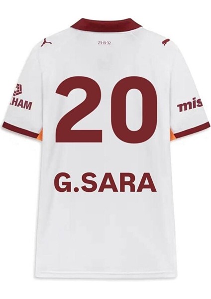 G.âla.tâsa.rây 5 Yıldızlı 2026 /yunus/ 11 Deplasman Beyaz Taraftar Forması