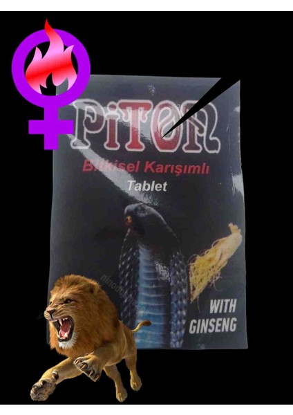 Piton Ginsengli Tablet 650MG