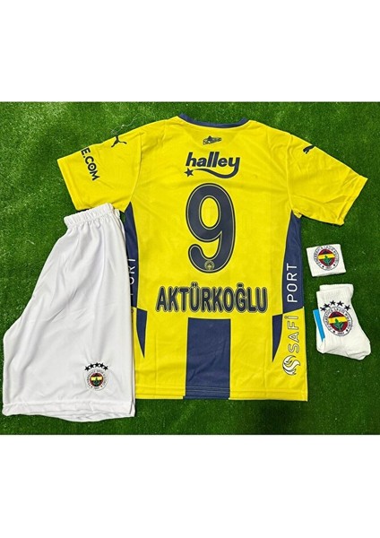 Fenerbahçe 2024/25 Kerem Aktürkoğlu Iç Saha Parçalı Yeni Sezon Çocuk Forması 4'lü Set