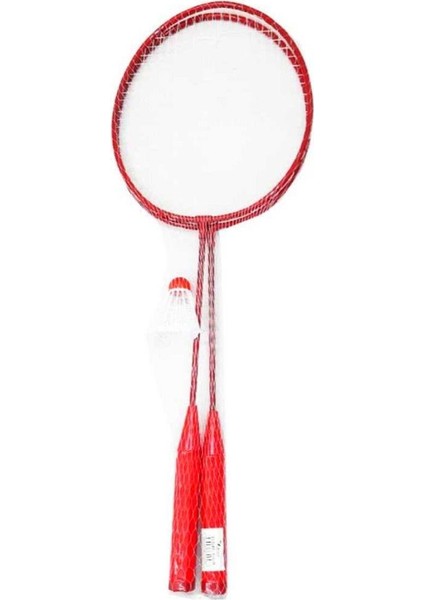 Badminton Raketi Demir Gövde Kırmızı 170 gr