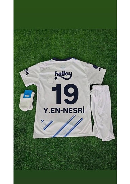 Fenerbãhçe- Forması Y.e.neysri 2024/2025 Yeni Sezon Deplasman Beyaz Çocuk Forması