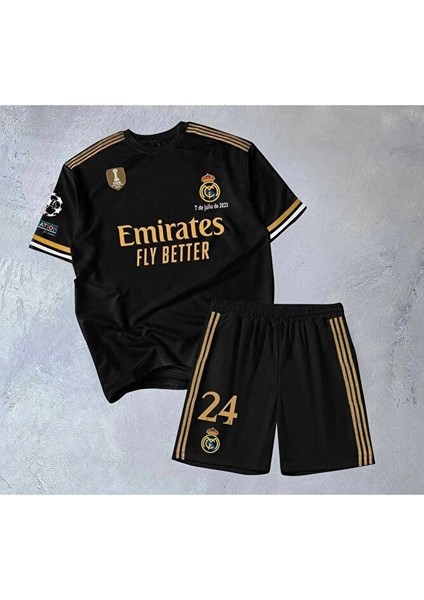 Real Madrid 2023/24 Arda Güler Çocuk Forması 3lü Set Forma Şort Çorap