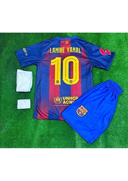 Barc.elo.na 2026 Lamime Yamal /10 Iç Saha Çocuk Forması 4 Lü Set fiyatları