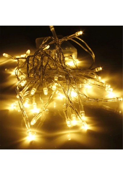 Yılbaşı Işığı 5 Metre Pilli Şeffaf Kablolu 50 Ledli Dekoratif Yeni Yıl Süsleme New Year fiyatları