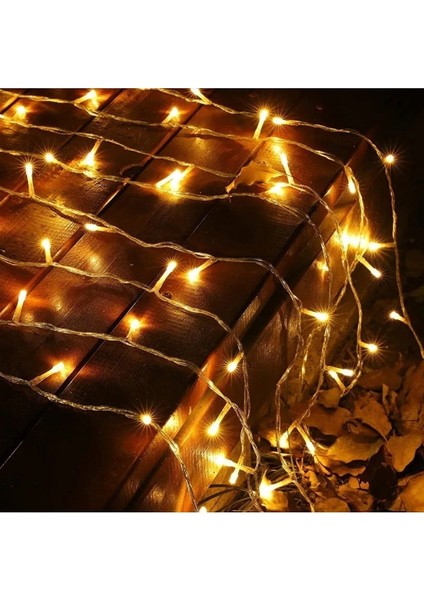 Yılbaşı Işığı 5 Metre Pilli Şeffaf Kablolu 50 Ledli Dekoratif Yeni Yıl Süsleme New Year modelleri