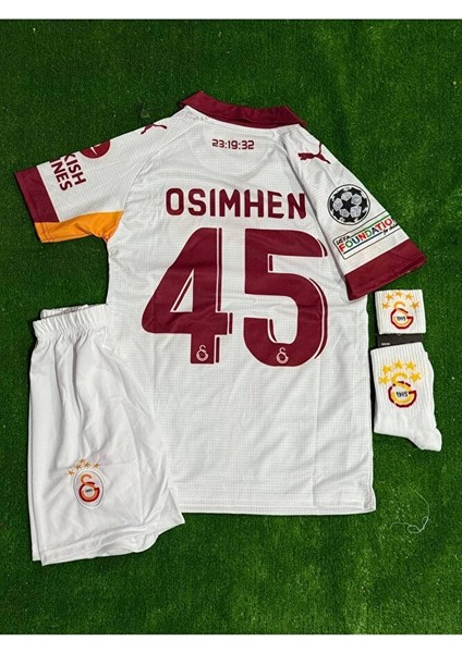 5 Yıldız 'g.a.l.a.t.a.s.a.r.a.y. 2026 //osı'mhen //45YENİ Sezon Deplasman Beyaz Forması 5 Li Set modelleri