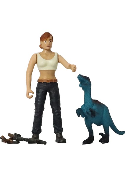 Tekli Kadın Figür ve Dinozor Kız Erkek Çocuk Oyuncak Eğitici Oyuncaklar modelleri