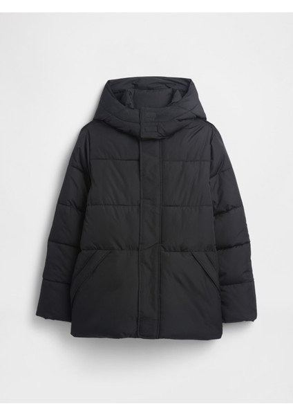 Erkek Çocuk Siyah Coldcontrol Parka Mont